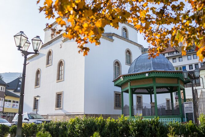 Bosnian Kingdom Capitals: Travnik & Jajce Tour from Sarajevo - AVNOJ Museum and the Mithra Temple: two very different layers