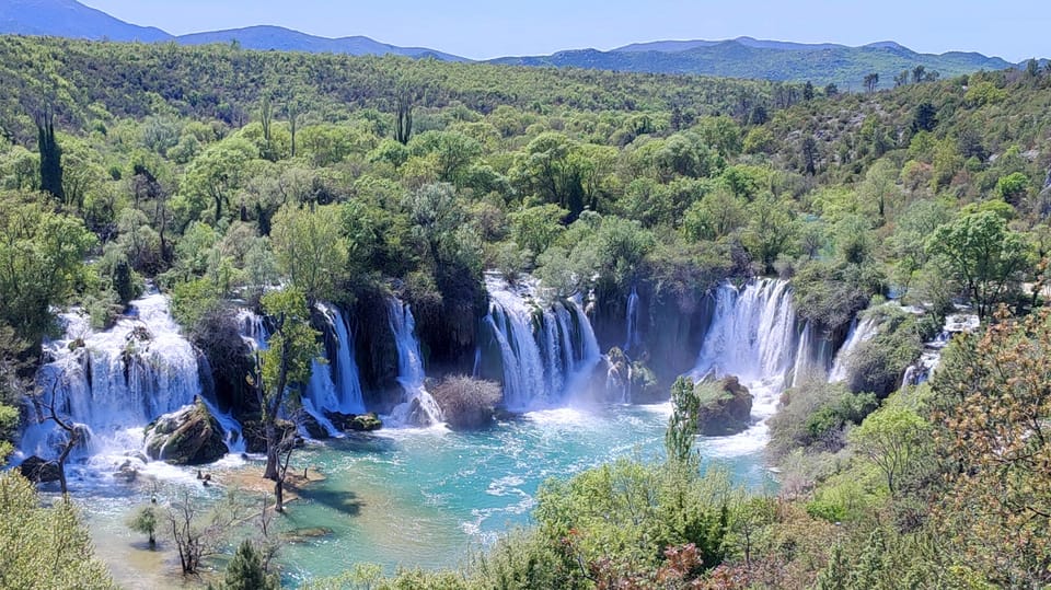 Mostar: 1-Way Herzegovina Highlights Tour to Dubrovnik - Kravice Waterfalls: A Peaceful Break With Real Water Fun