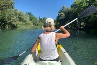 Safari kayak adventure w BBQ & Beer - Cold River Camp: briefing, safety talk, and stable kayaks