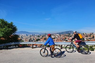 Sarajevo City SIghtseeing / War Bike Tour - Vijećnica and Inat Kuća: Sarajevo’s buildings as time machines