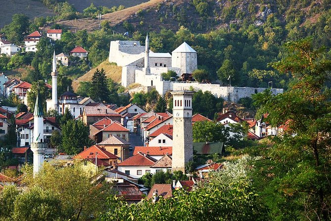 Sarajevo to/from Zagreb Transfer Day Tour (North-central Bosnia) - Jajce Falls and the town-with-a-waterfall feeling